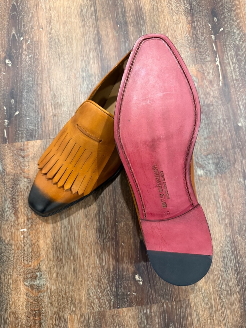 Size 11 loafer very unique and handmade - Picture 6 of 8